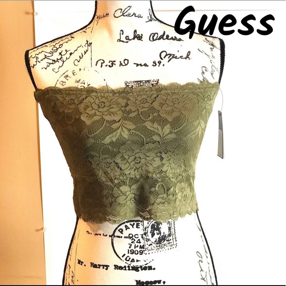Guess Delicate Nola Lace Tube Top